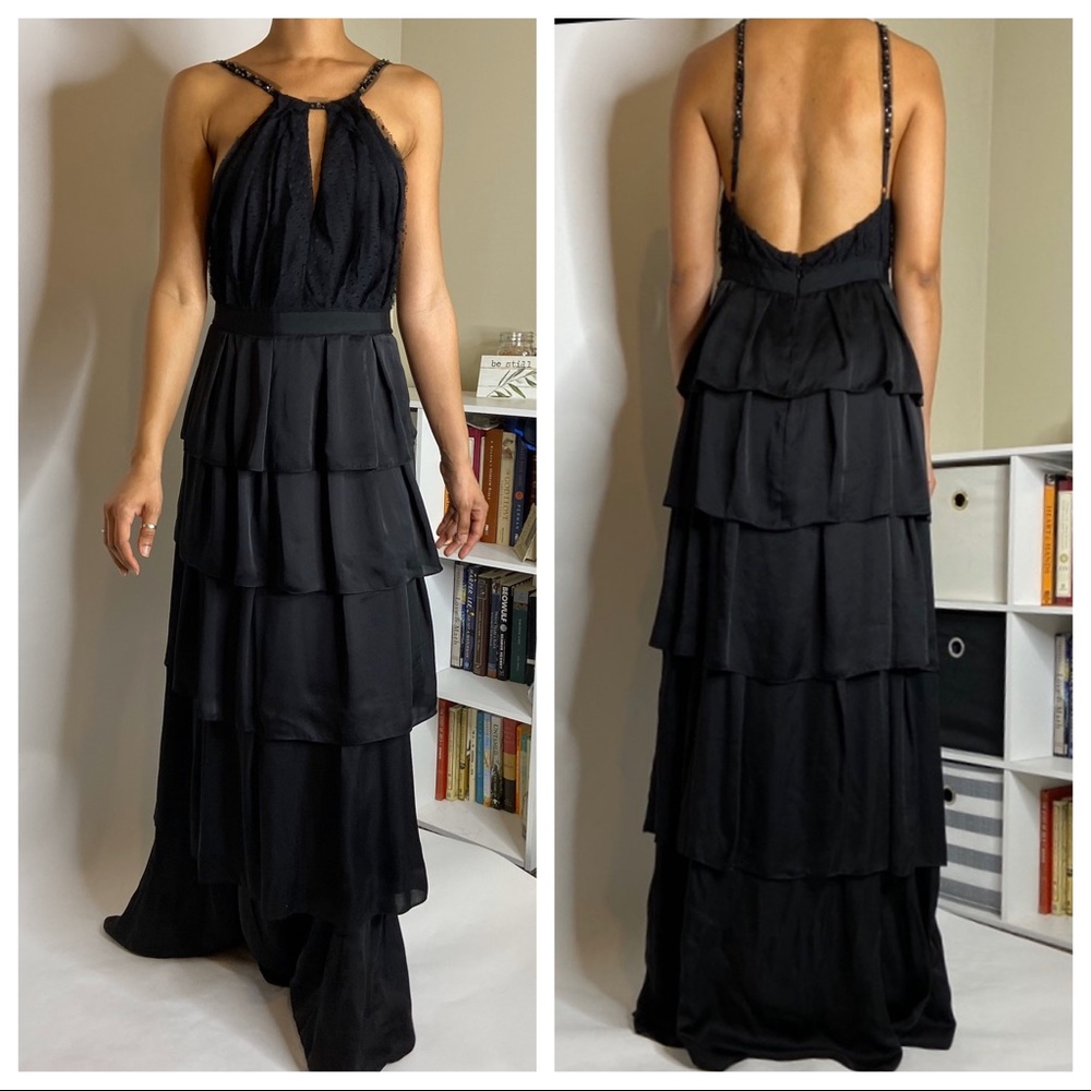 BCBGMAXAZRIA Black Gown